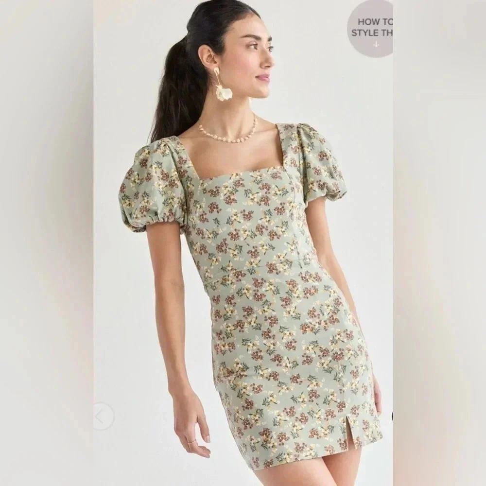 Francesca's Chelsey Square Neck Dress Size Small and Medium NWT